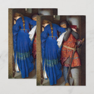 De vergadering op de torentetrappen door F.W. Burt Informatiekaartje