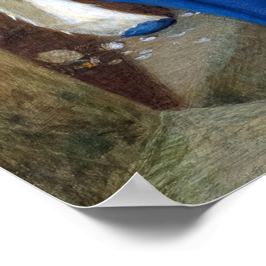 De vergadering op de torentetrappen door F.W. Burt Poster (Hoek)