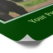 De Vergadering van paarden voegt Uw Eigen Citaat t Poster (Hoek)