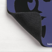 De vergadering van twee persoonlijkheden mousepad muismat (Hoek)