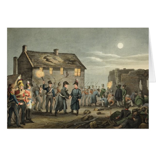 De Vergadering van Wellington en van Blucher door  (Voorkant Horizontaal)