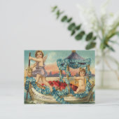 De Vergeet-mij-nietjes van het Hart van de Gondel Briefkaart (Staand voorkant)