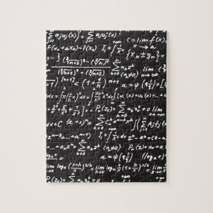 De Vergelijkingen van de Wiskunde van het bord Legpuzzel