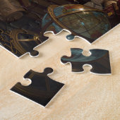 De Vergeten Drakenbibliotheek Fantasy Kunst Legpuzzel (Zijkant)