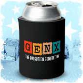 De vergeten generatie X Gen Xer Funny Gen X Blikjeskoeler