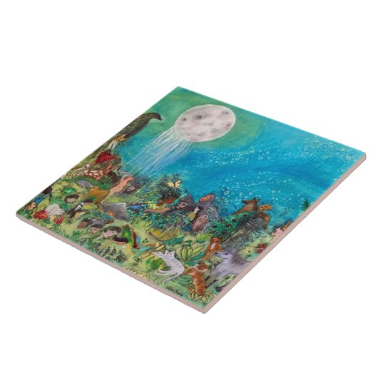 De vergeten Surreal Art Tegeltje (Zijkant)