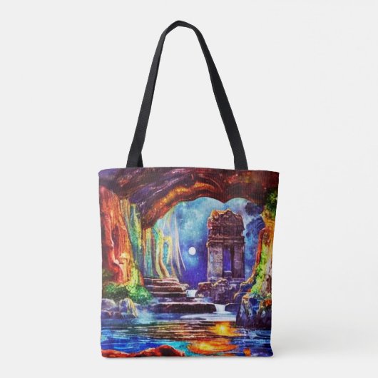 De vergeten tempel tote bag (Achterkant)