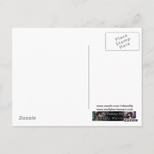 De vergeten weg Halloween zwarte kat en pompoen Briefkaart (Achterkant)