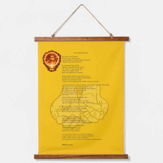 De Vergevene Hangend Wandkleed (Voorkant)