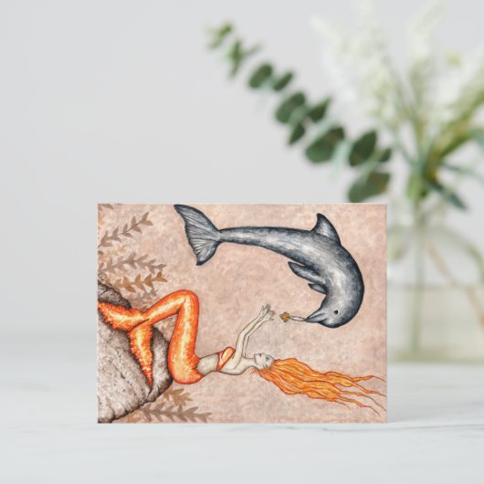 De vergrendeling - Briefkaart (Staand voorkant)