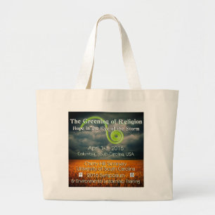 De vergroening van religie grote tote bag