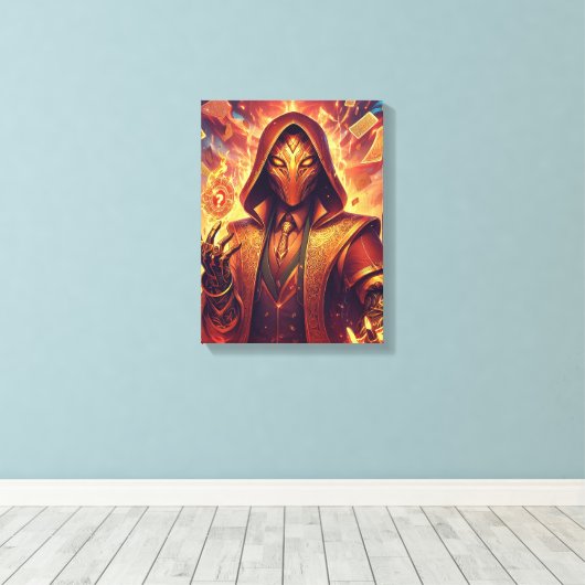 De vergulde illusionist canvas afdruk (Insitu (Houten vloer))