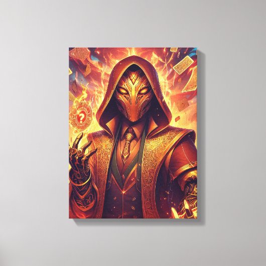 De vergulde illusionist canvas afdruk (Voorkant)