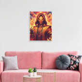 De vergulde illusionist canvas afdruk (Insitu (Woonkamer))