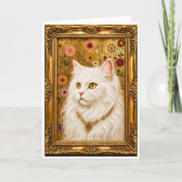 De Vergulde Prinses (Witte Perzische Kat) Kaart