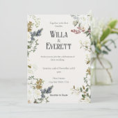 De vergulde tuin trouwkaart kaart (Staand voorkant)