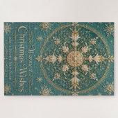 De Vergulde Vorst Mandala Legpuzzel (Horizontaal)