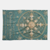 De Vergulde Vorst Mandala Theedoek (Horizontaal)