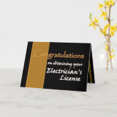 De Vergunning van de Elektricien van de Kaart (Gele Bloem)