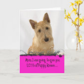 De Vergunning van Licker van het Moederdag van Kaart (Gele Bloem)