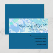 DE VERHAAL WRITER Bar Bat Mitzvah Reply Card RSVP Kaartje (Voorkant / Achterkant)