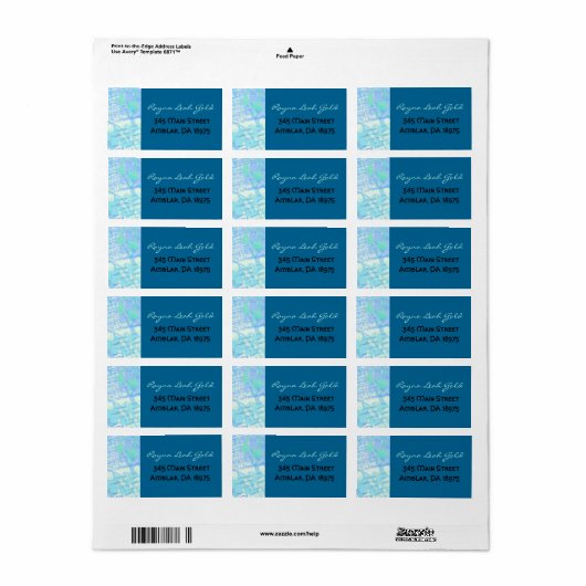 DE VERHAAL WRITER Bat Mitzvah drukt uw eigen etike Etiket (Full Sheet)