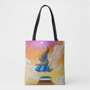 De Verhalen van de bedtijd - Bibliotheek Tote Bag