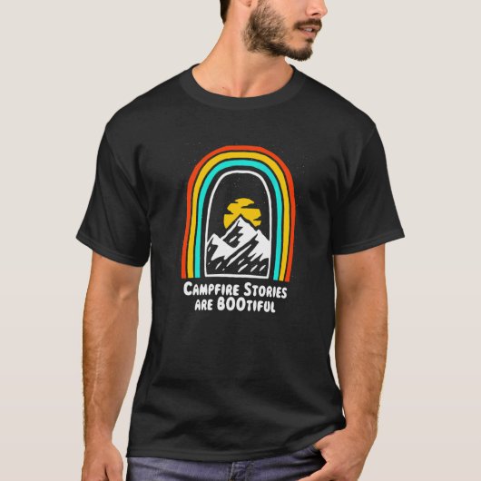De verhalen van het kampvuur zijn een mooie Campag T-shirt (Voorkant)