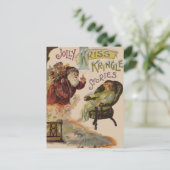 De Verhalen van Kringle van Kriss van Kerstman Feestdagenkaart (Staand voorkant)