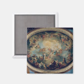 De verheerlijking van de Maagd, 1731 Magneet (Voorkant / Achterkant)