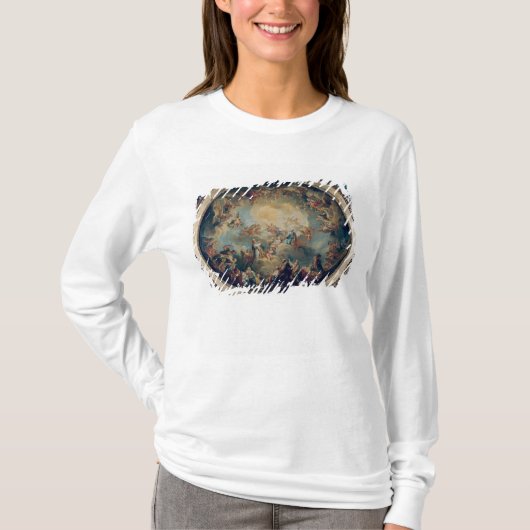 De verheerlijking van de Maagd, 1731 T-shirt (Voorkant)