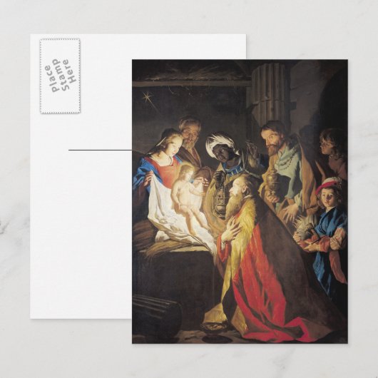 De verheerlijking van de Magi 2 Briefkaart (Voorkant / Achterkant)