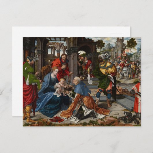 De verheerlijking van de Magi Briefkaart (Voorkant / Achterkant)