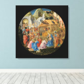 De verheerlijking van de Magi Canvas Afdruk (Insitu (Houten vloer))