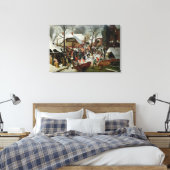 De verheerlijking van de Magi Canvas Afdruk (Insitu (Slaapkamer))