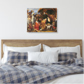 De verheerlijking van de Magi Canvas Afdruk (Insitu (Slaapkamer))