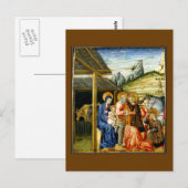 De verheerlijking van de Magi door Giovanni di Pao Briefkaart (Voorkant / Achterkant)