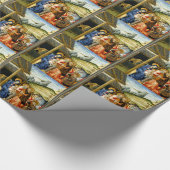 De verheerlijking van de Magi door Giovanni di Pao Cadeaupapier (Hoek)