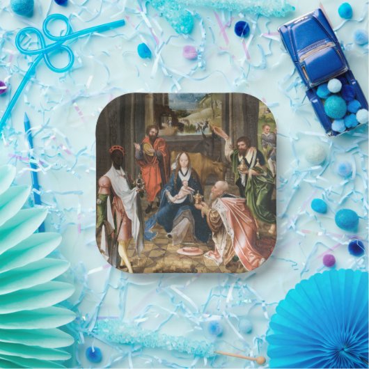 De verheerlijking van de Magi-jesusfeestdag Papieren Bordje (Feest)