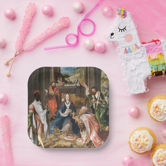 De verheerlijking van de Magi-jesusfeestdag Papieren Bordje (Feest)