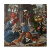 De verheerlijking van de Magi Tegeltje (Voorkant)