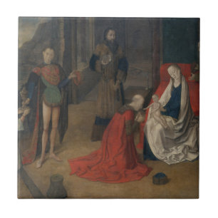 De verheerlijking van de Magi Tegeltje