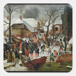 De verheerlijking van de Magi Vierkante Sticker