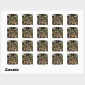 De verheerlijking van de Magi Vierkante Sticker (Vel)