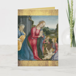 De verheerlijking van het Christelijke Kind - Fred Feestdagen Kaart