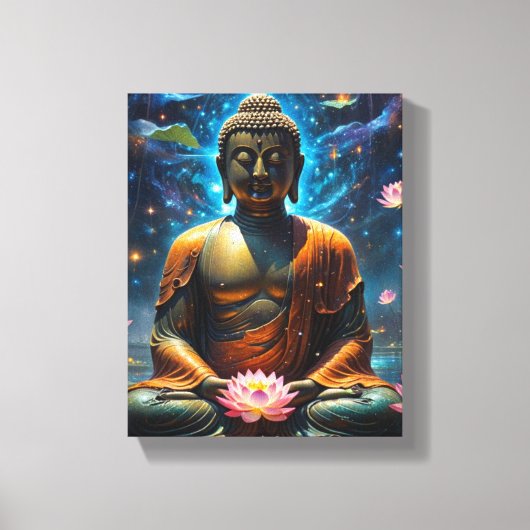 De Verheven Meester Boeddha Canvas Afdruk (Voorkant)