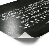 De verhoging omhoog en beweegt vooruit Inspirerend Foto Afdruk (Hoek)