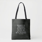 De verhoging omhoog en beweegt vooruit Inspirerend Tote Bag (Voorkant)