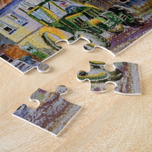 De verhoogde puzzel legpuzzel (Zijkant)