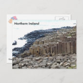 De Verhoogde weg van de reus, Co. Antrim, Briefkaart (Voorkant / Achterkant)